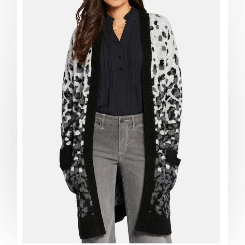 NYDJ Jacquard Cardigan Size Medium